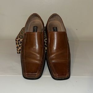 Stacy Adams Templin Bike Toe Loafer Cognac Men’s Size 9